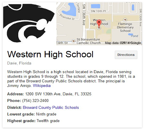 Western High School - Davie Florida